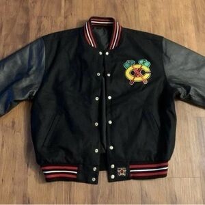 Vintage Chicago Blackhawks Letterman Jacket Sz.XL